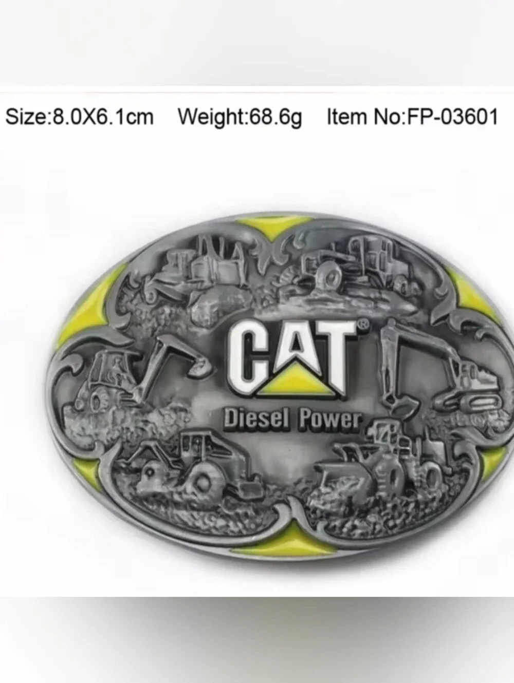 New CAT Caterpillar Diesel Power belt Buckle Choose One Of 2